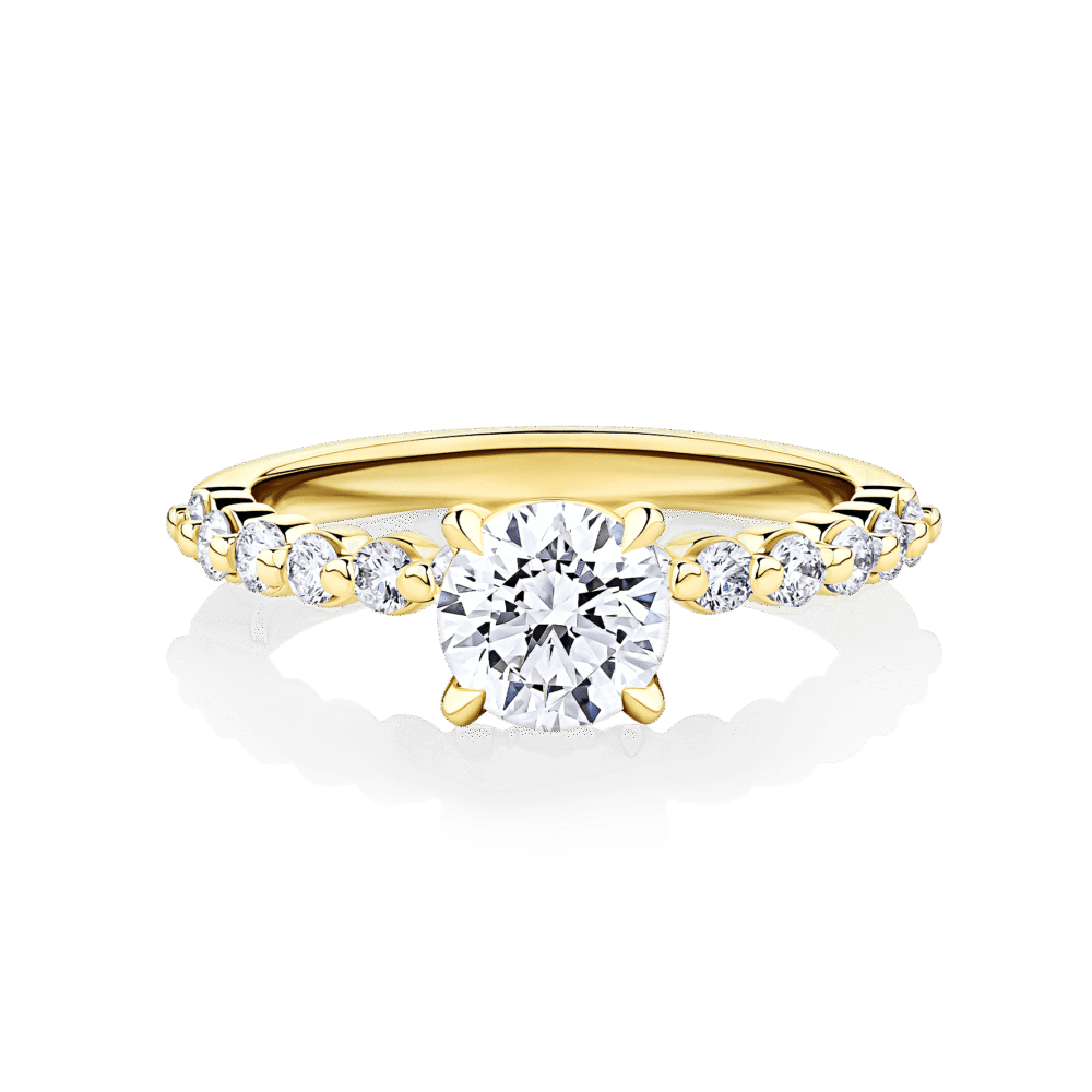 Poinciana Reverie yellow gold top