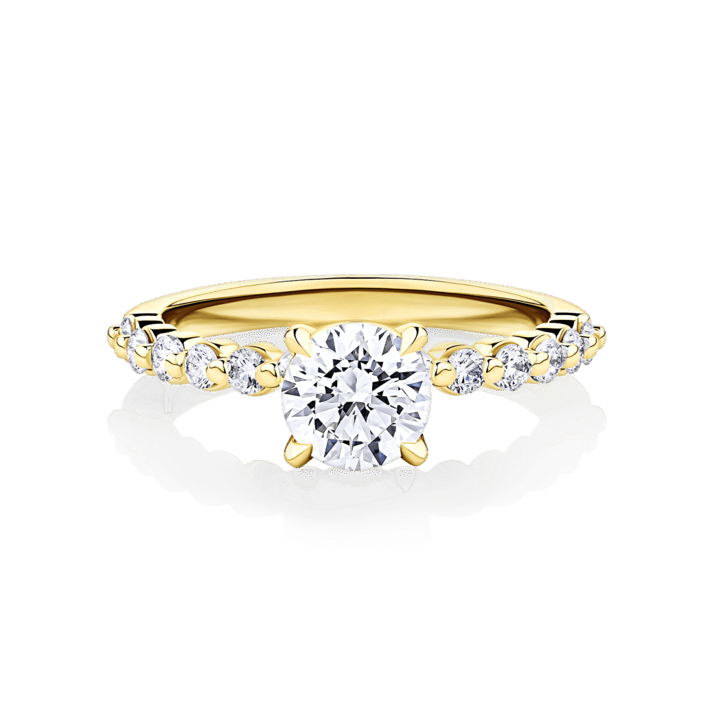 Poinciana Reverie yellow gold top
