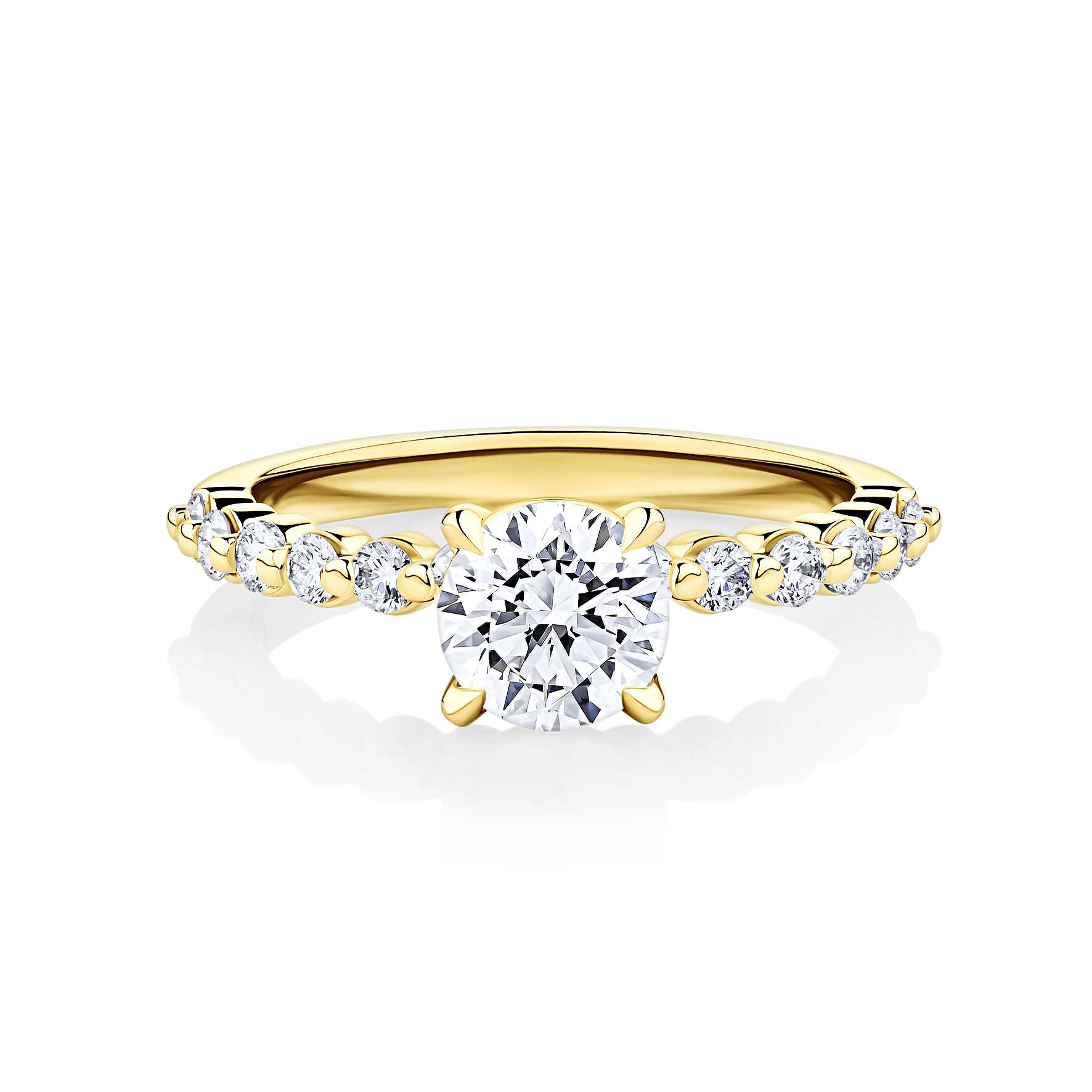 Poinciana Reverie yellow gold top