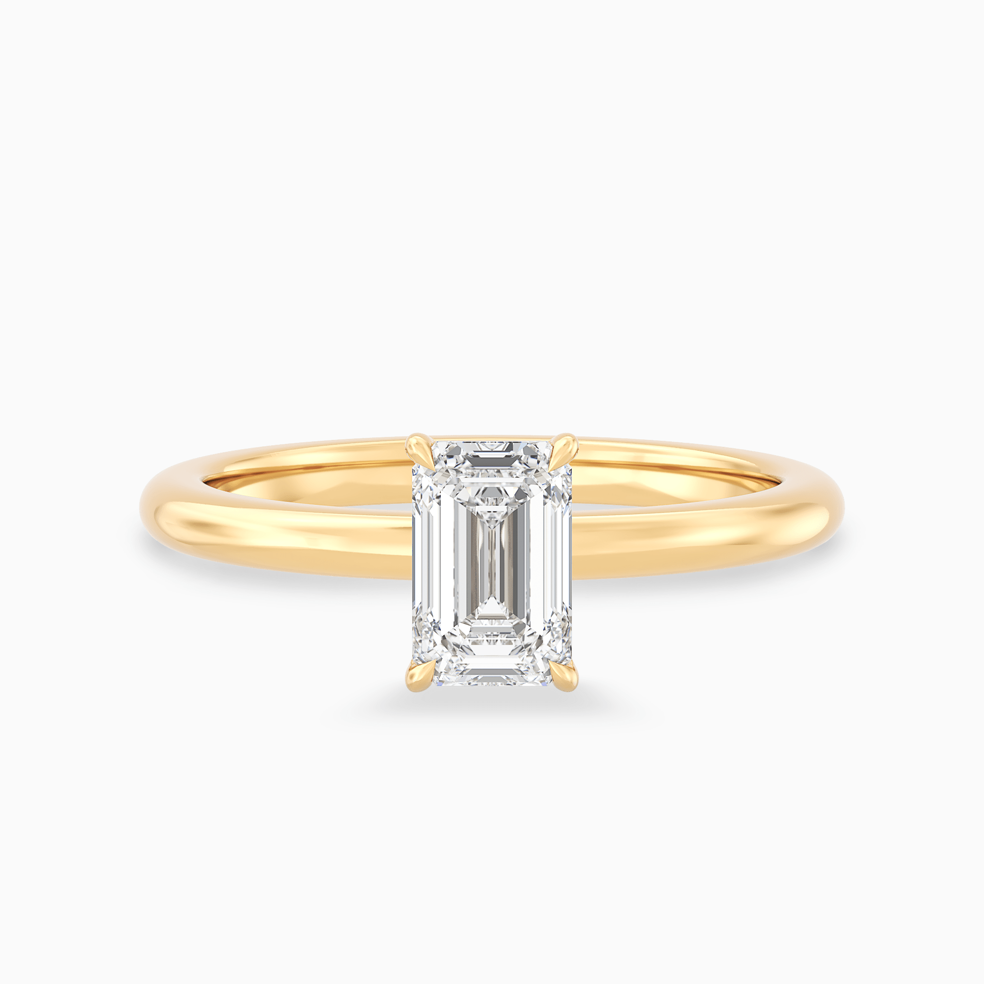 Waratah Emerald North South Portrait Orient Yellow Gold