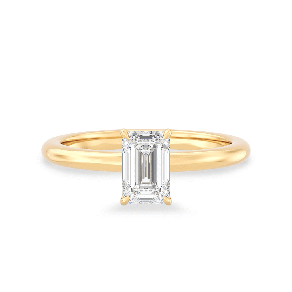 Waratah Emerald North South Portrait Orient Yellow Gold