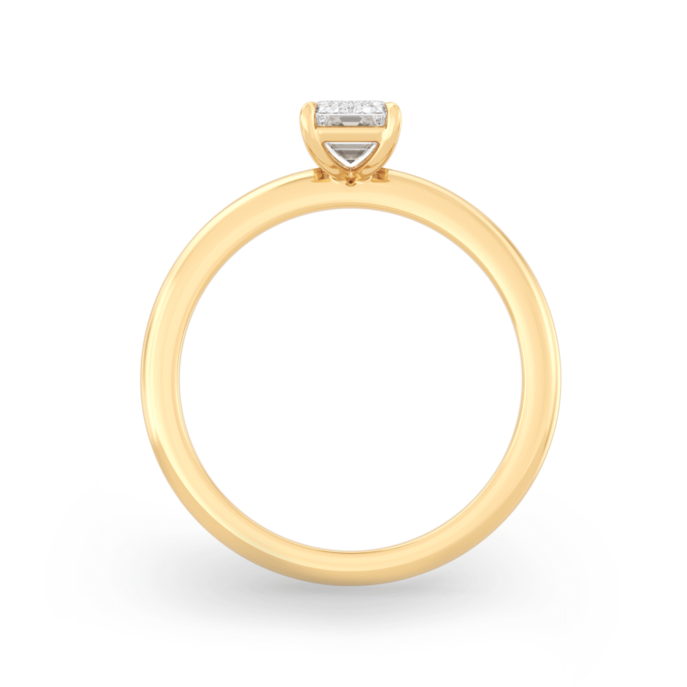 Waratah Emerald North South Portrait Orient Yellow Gold