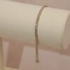 3.01ct lab tennis bracelet yellow gold 1