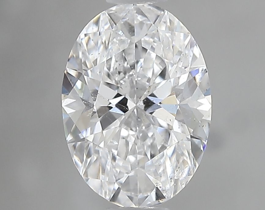 0.70 Carat D SI2 Oval Diamond