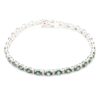 Sapphire Tennis Bracelet white gold