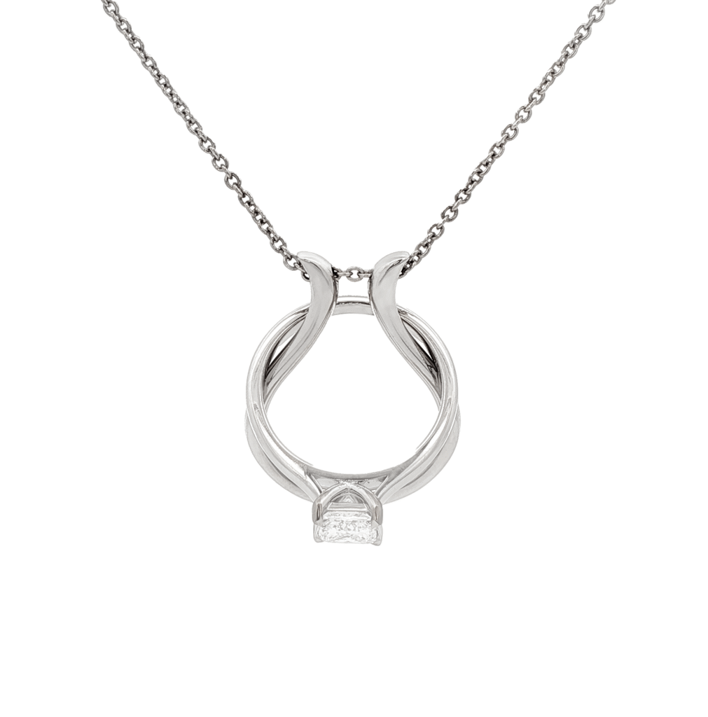 Omega Pendant with ring