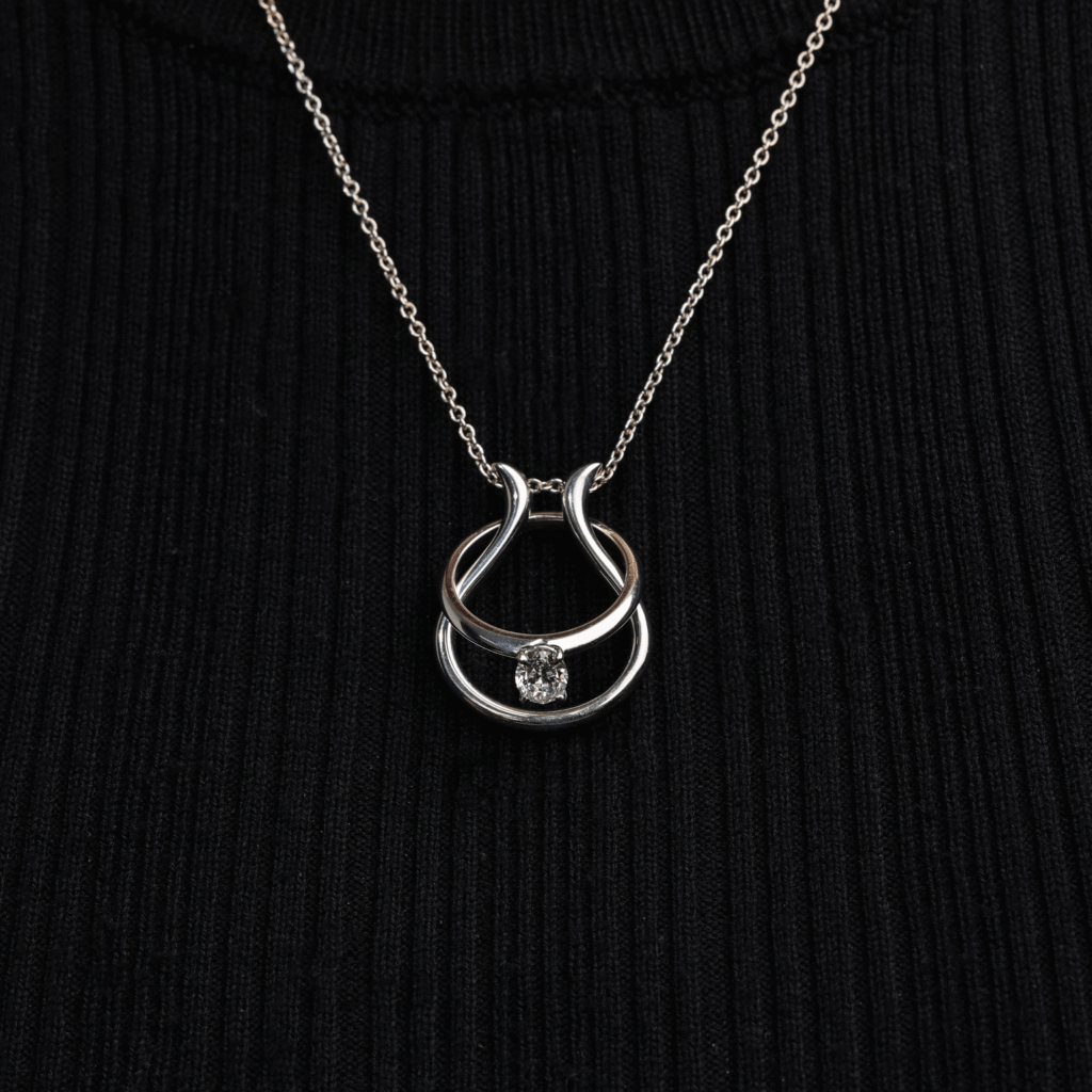 Omega Pendant with ring