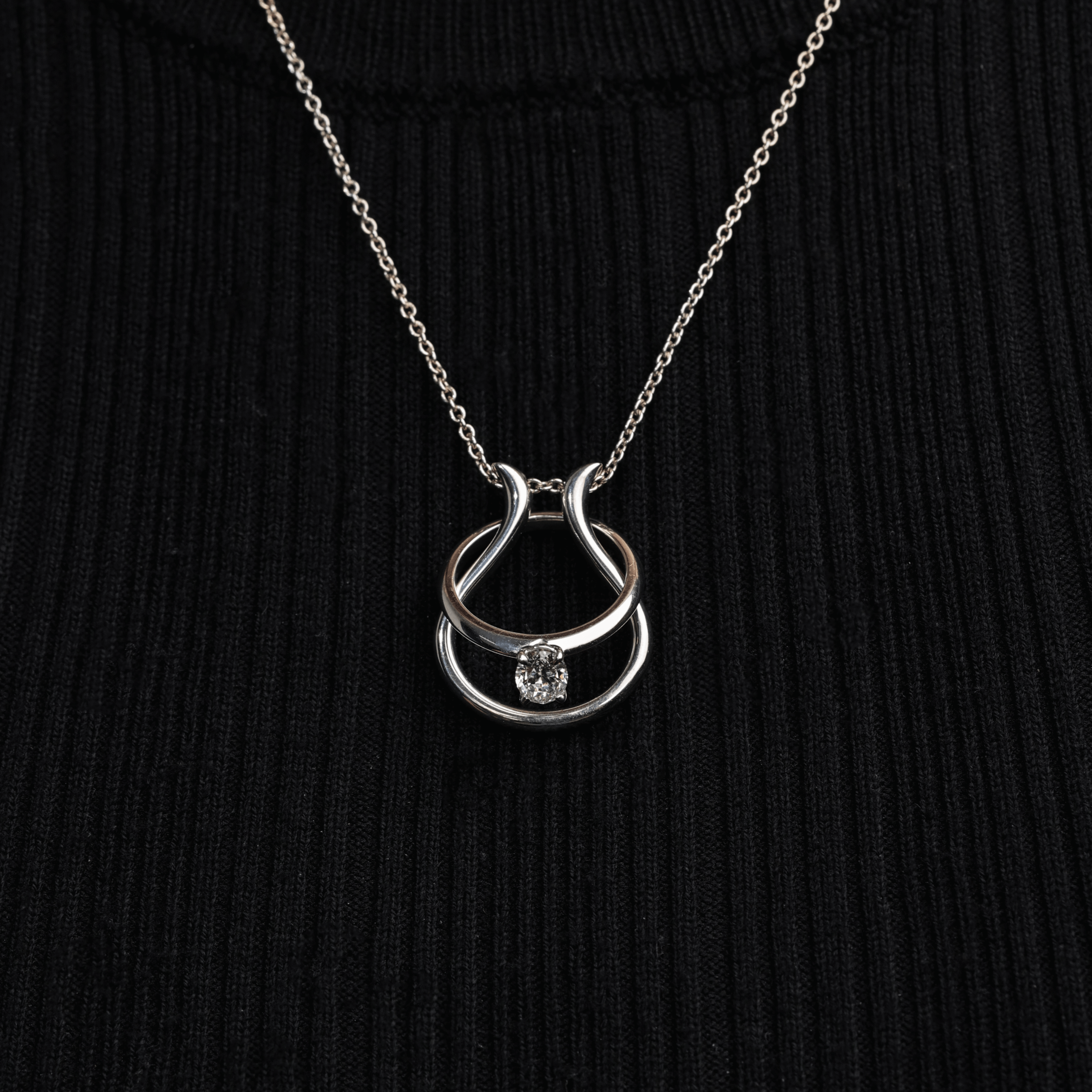 Omega Pendant with ring