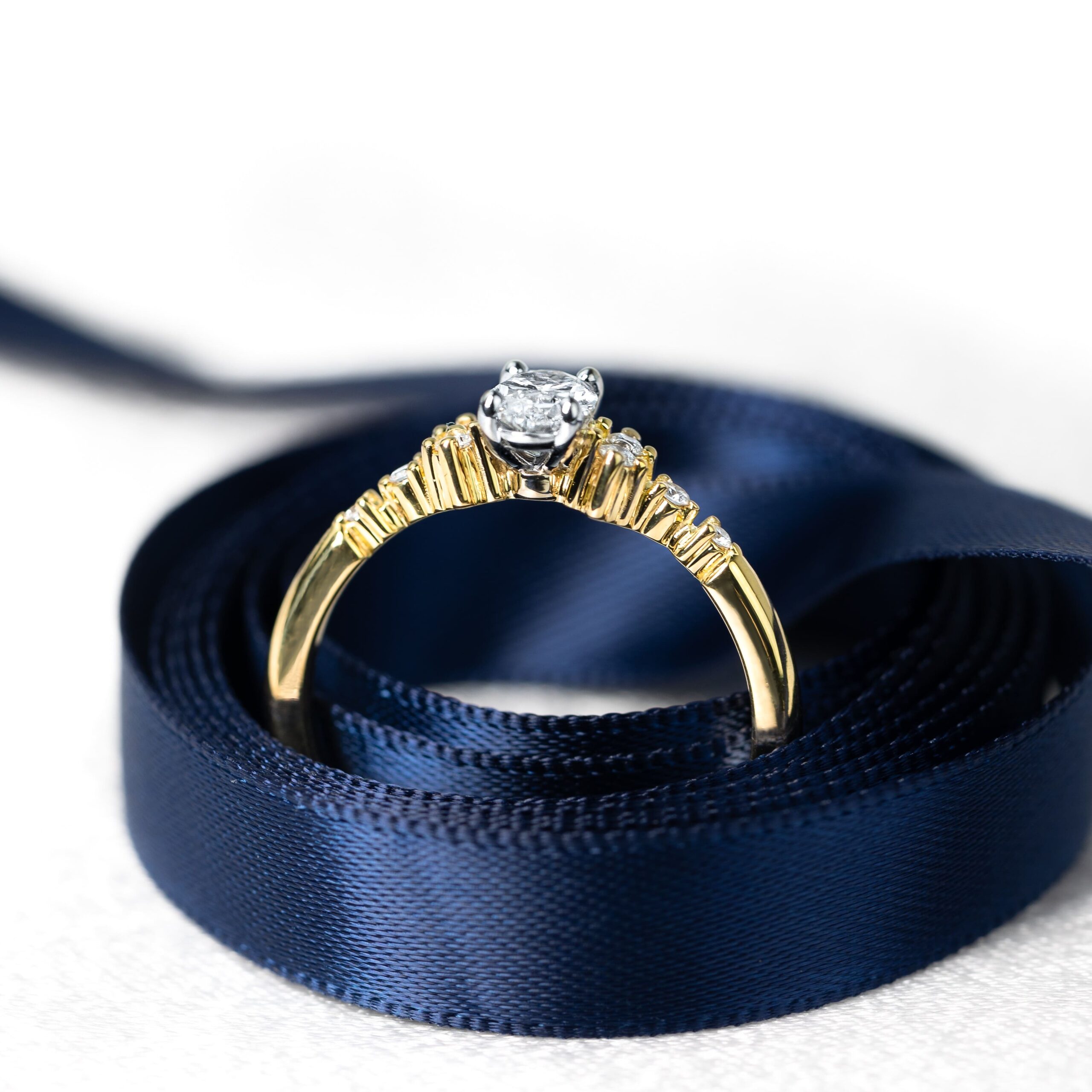 Two Tone Accented Diamond Ring 1 scaled