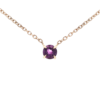 Amethyst pendant 9ct yellow gold