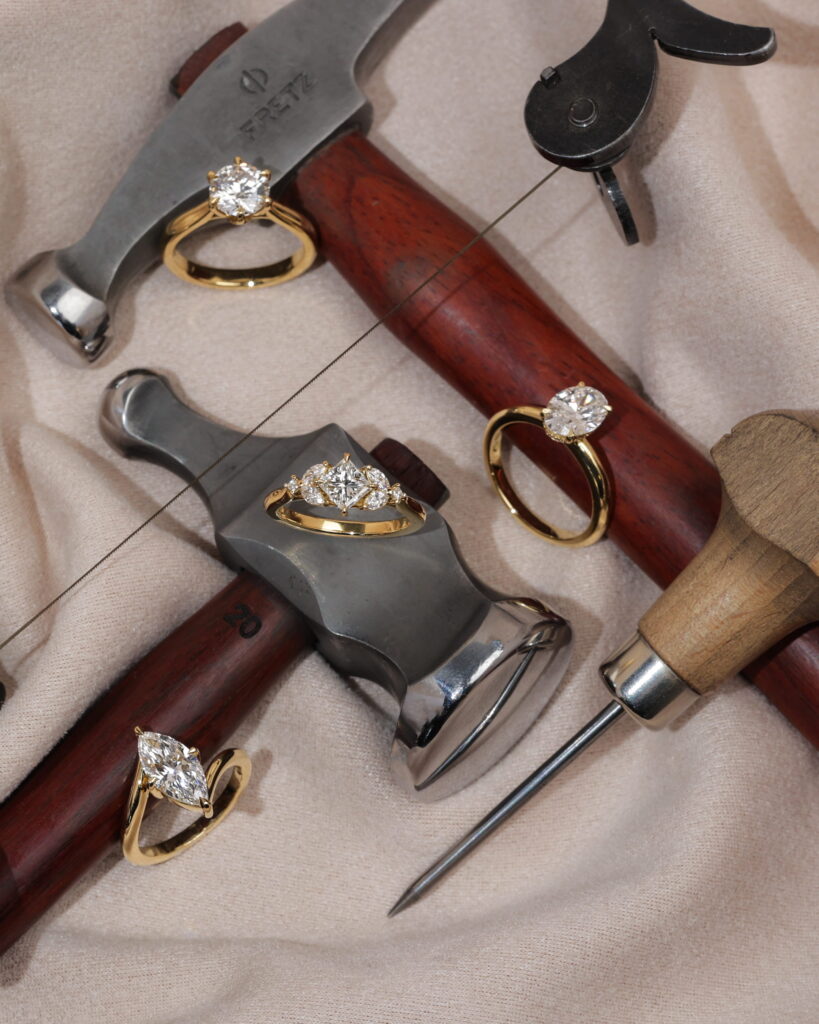 Top Gardenia 6 claw 1.20ct Middle Gloriosa Princess cut 0.90ct Gardenia 2.00ct Hidden halo. Botton Eucalypt 2.00ct Marquise 1 1