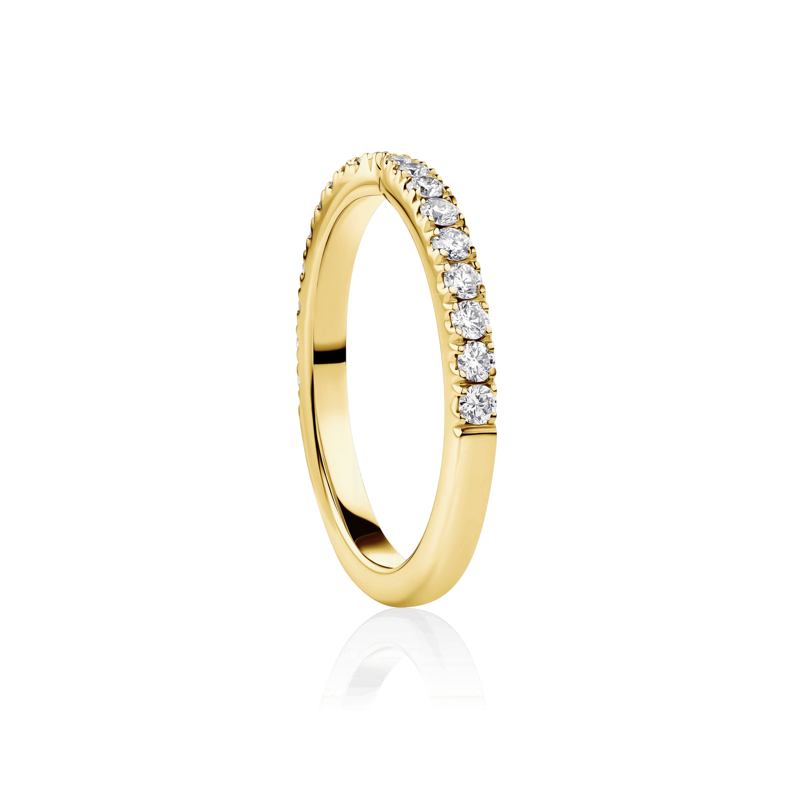 Hamilton Pinched Yellow Gold side profile