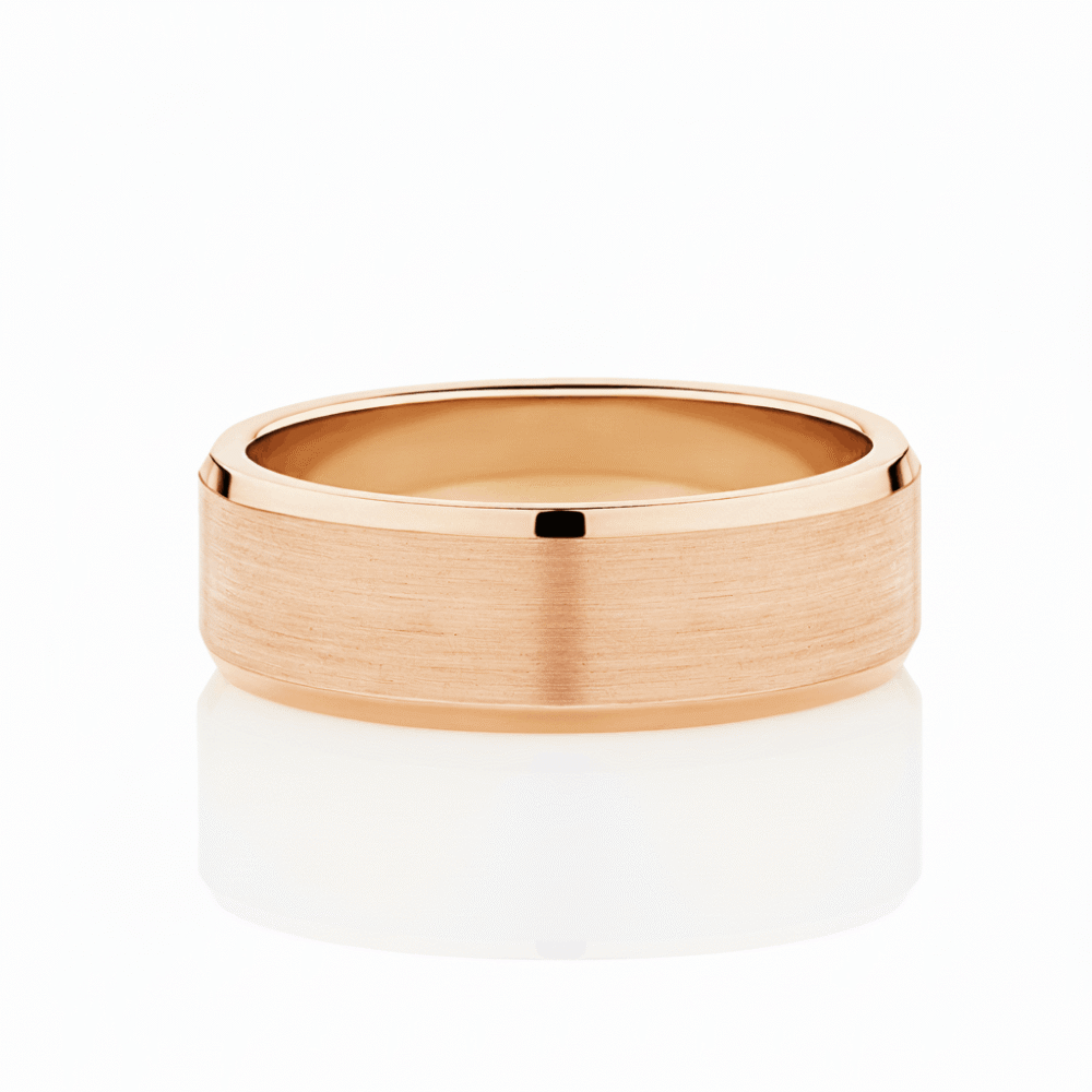 Esperance 9ct Rose Gold Men's Wedding Ring