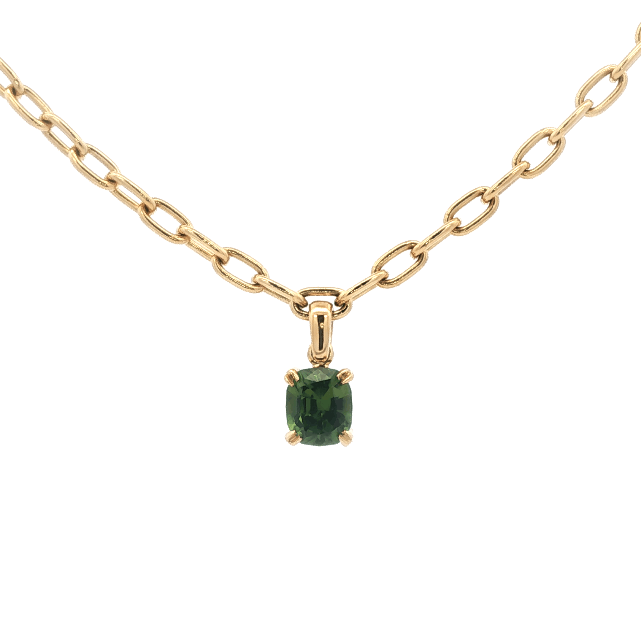 Lumiere Sapphire Pendant 18ct yellow gold