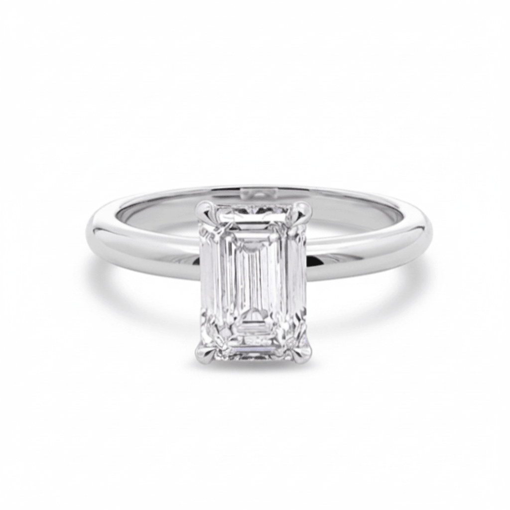 Waratah Emerald 18ct White Gold